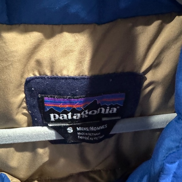 (S) Patagonia Men’s M's Bivy Down Vest (Blue/Royal Blue) - Picture 6 of 10